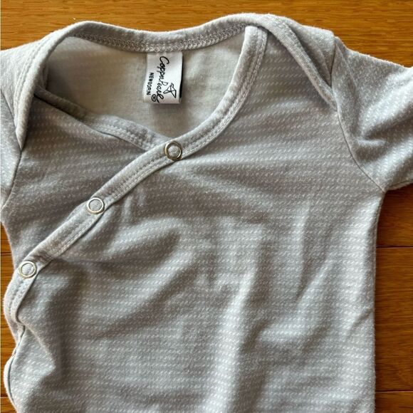 NEWBORN COPPER AND PEARL SLEEP DRESS - Picture 2 of 2